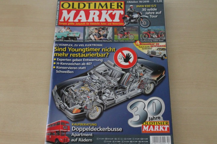 Deckblatt Oldtimer Markt (10/2010)